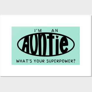 Auntie Superpower Posters and Art